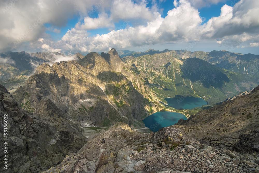 Tatry Wysokie ,Rysy ,Przełęcz Pod Chłopkiem