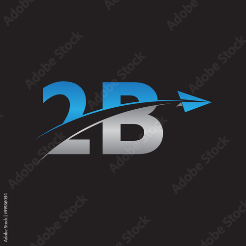 Obraz na płótnie logo icon 2b travel