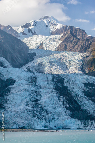 Glacier in Glacier Bay National Park, Alaska 