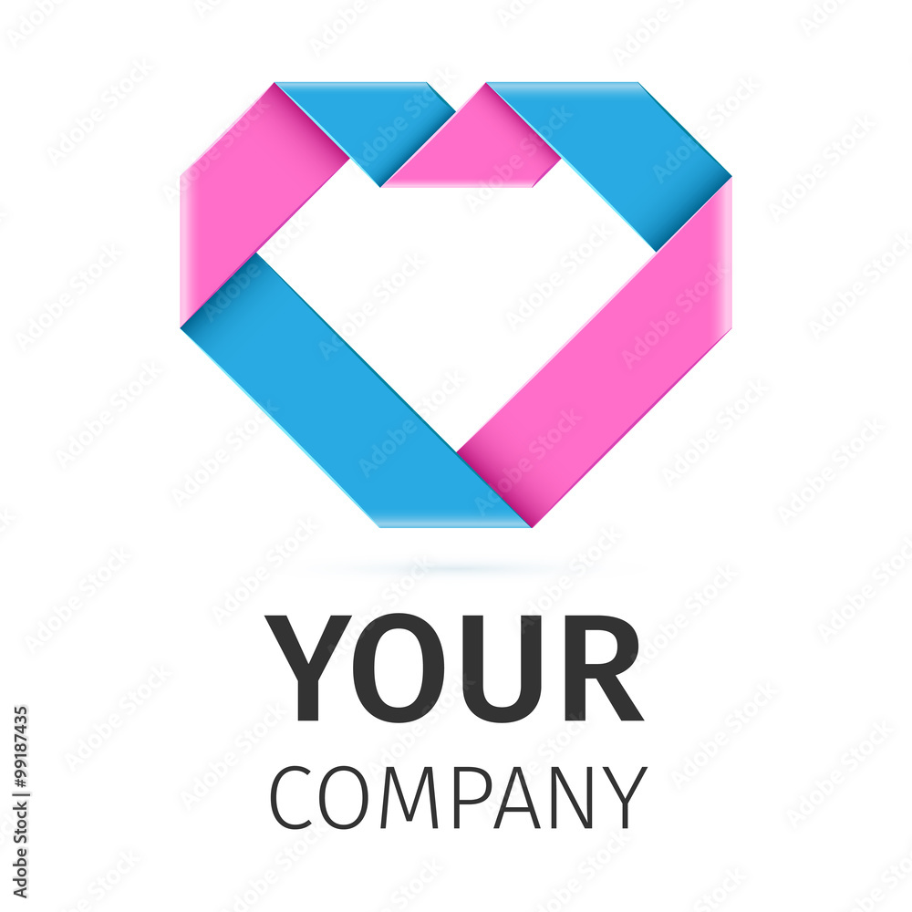 heart logo template heart logo template