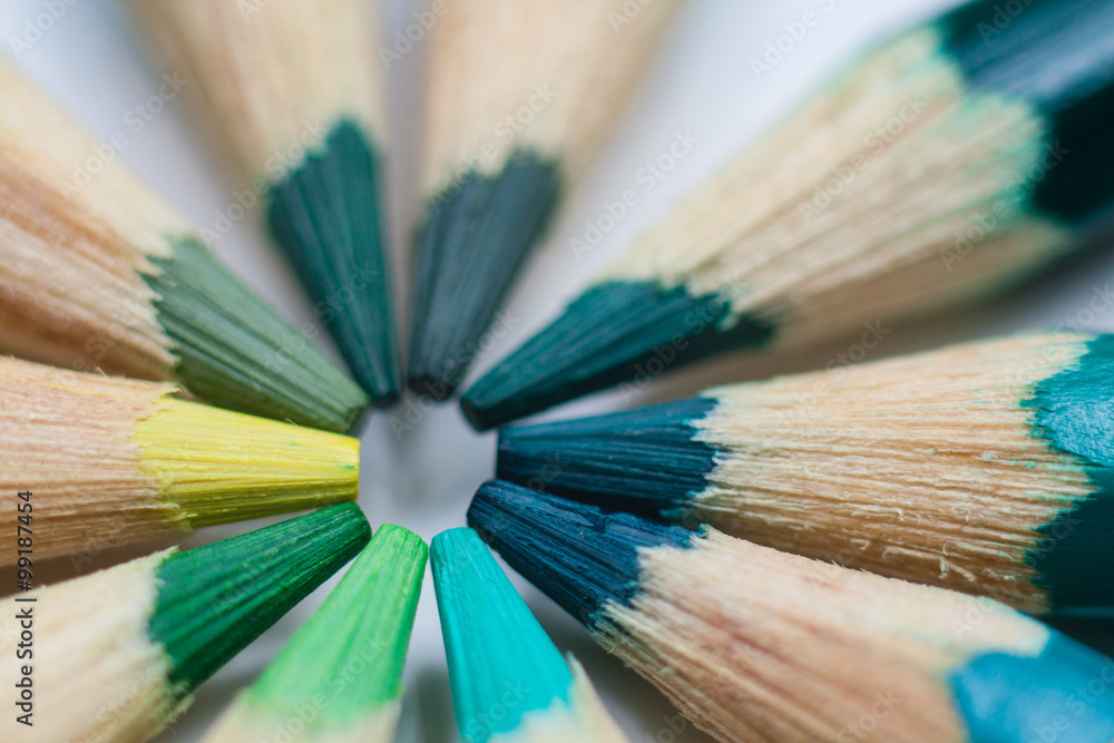colored pencils