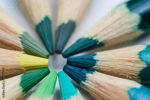 Obraz na płótnie colored pencils w salonie