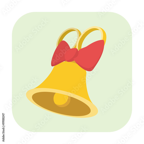 Bell cartoon icon