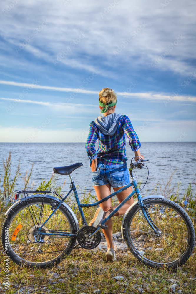 Fototapeta premium Photo-style pin-up