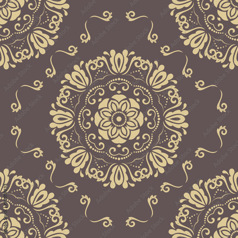 Seamless Oriental Vector Background