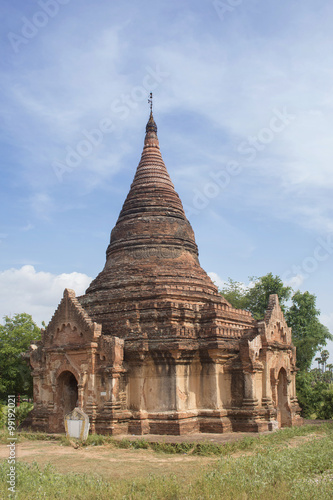 Templo en Bagan, Birmania