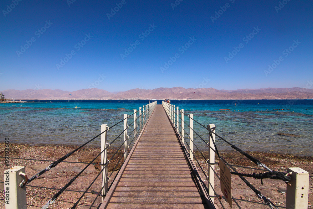 Path to the beautiful Red Sea