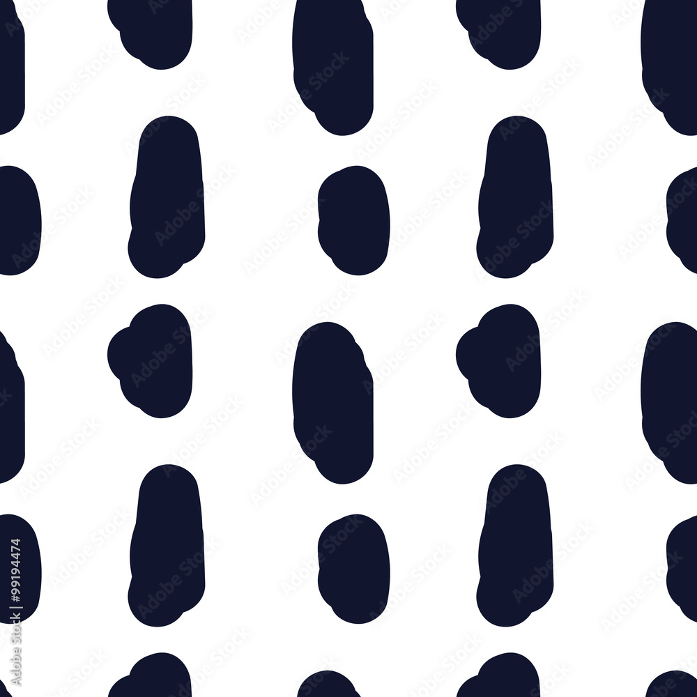 Hand drawn seamless indigo irregular spot texture Hand drawn seamless indigo irregular spot texture
