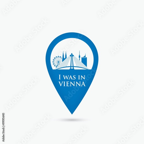 Vienna location pin