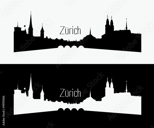 Zurich skyline, Switzerland