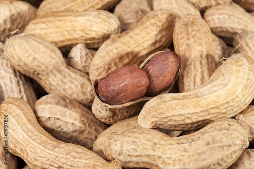 Wallpaper Mural background of fruits of groundnut, close up Torontodigital.ca
