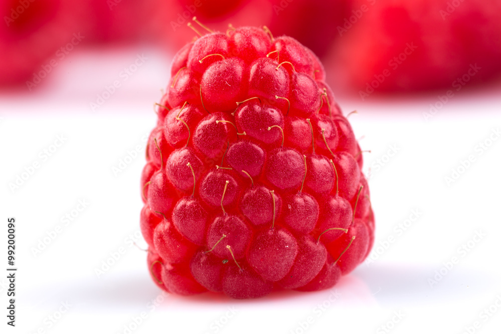 raspberry isolated on white background raspberry isolated on white background