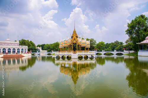 Thai Royal Residence at Bang Pa-In Royal Palace in Ayutthaya, Th © martinhosmat083