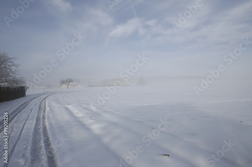 road under ice