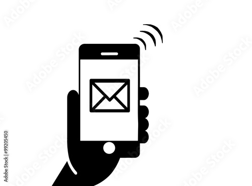 Смартфон, уведомление, сообщение