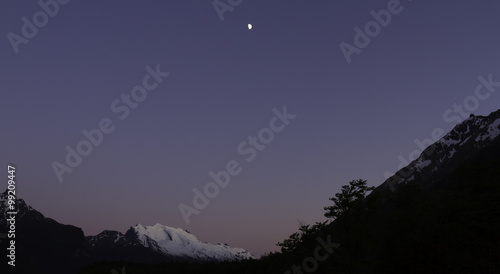 Sunrise at Los Glaciares National Park  Patagonia  Argentina