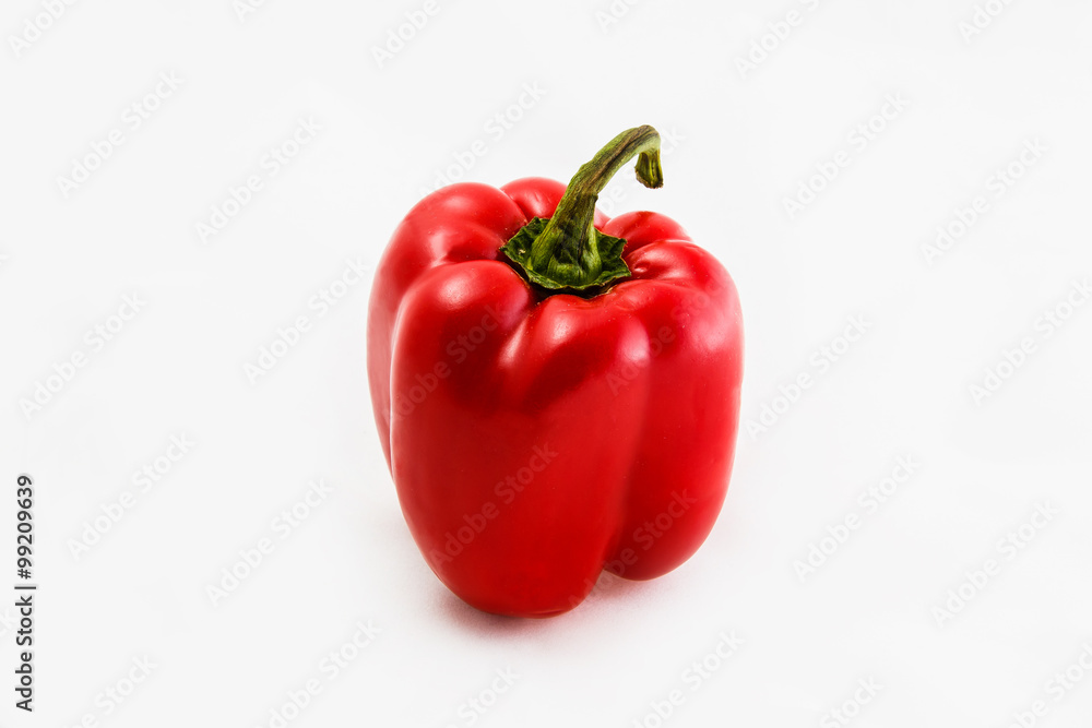 Fresh vegetable, Red Pepper on a white background. Fresh vegetable, Red Pepper on a white background.