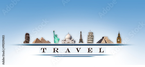 Representation online travel monuments