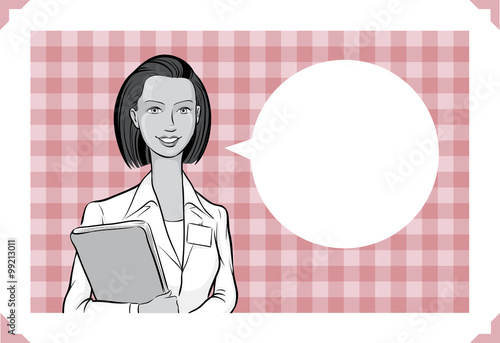 Greeting card with with doctor