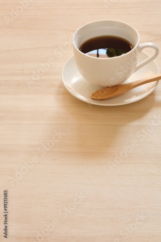 コーヒー　木目背景

