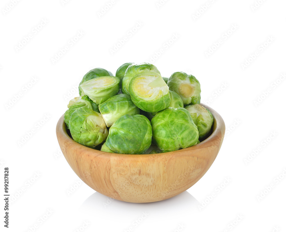 Brussel Sprouts isolated on white background Brussel Sprouts isolated on white background