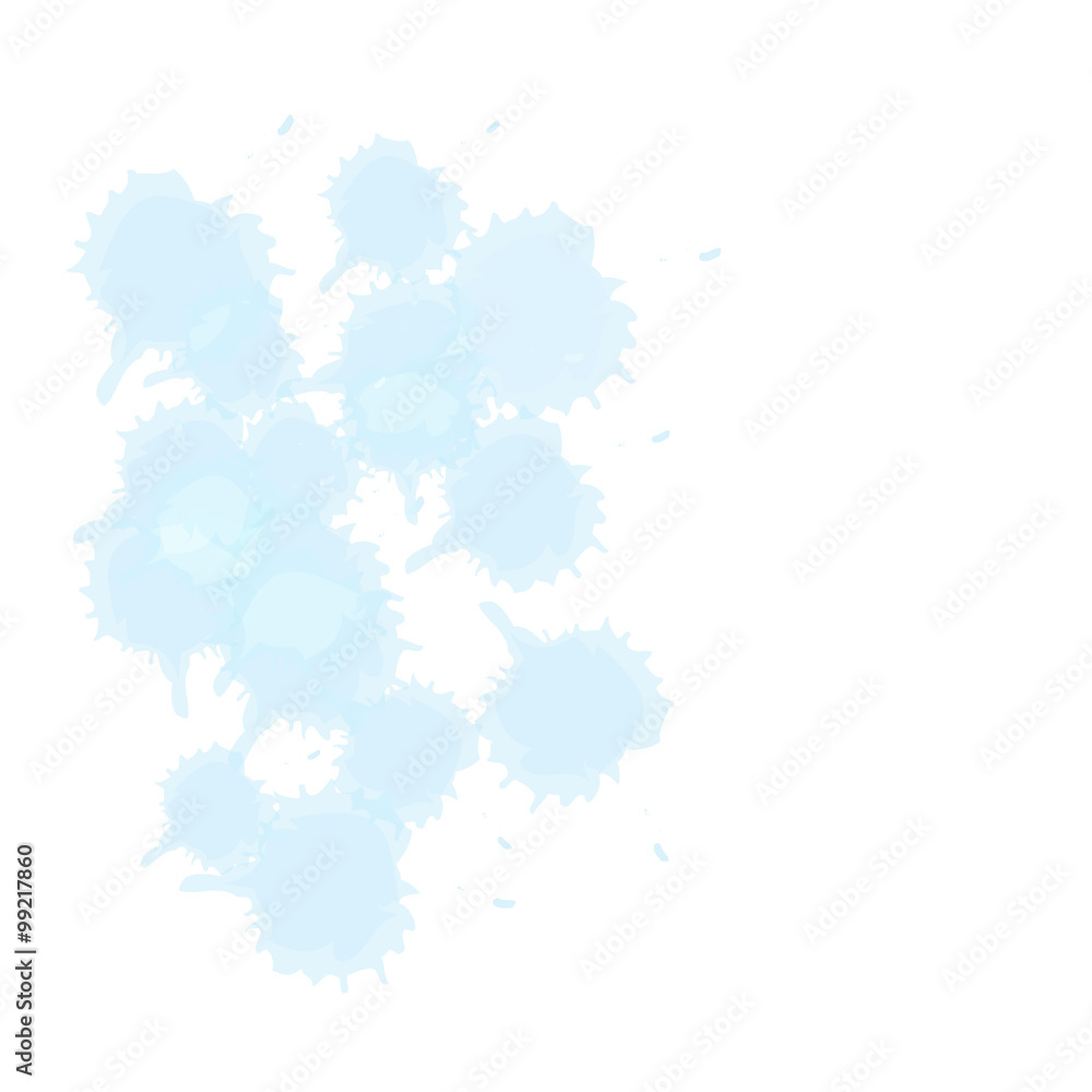 blue color drop vector illustration eps 10