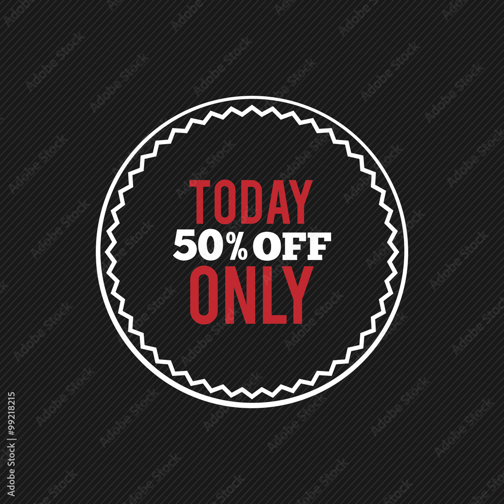 Fototapeta premium Black Friday Label