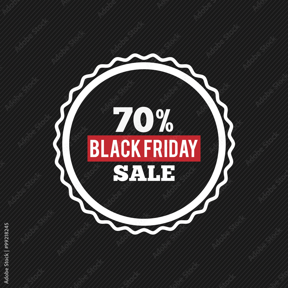 Black Friday Label Black Friday Label