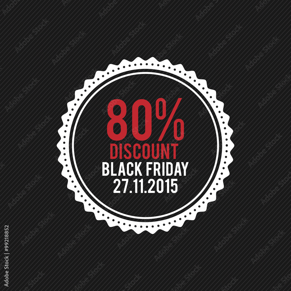 Black Friday Label