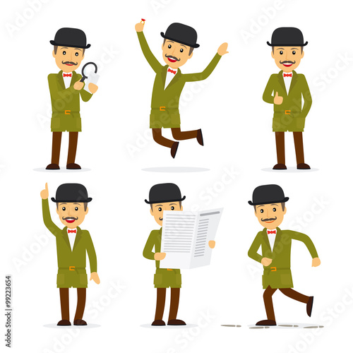 Detective character vector