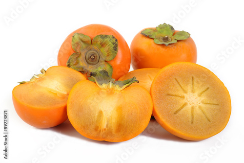 ripe persimmon fruit