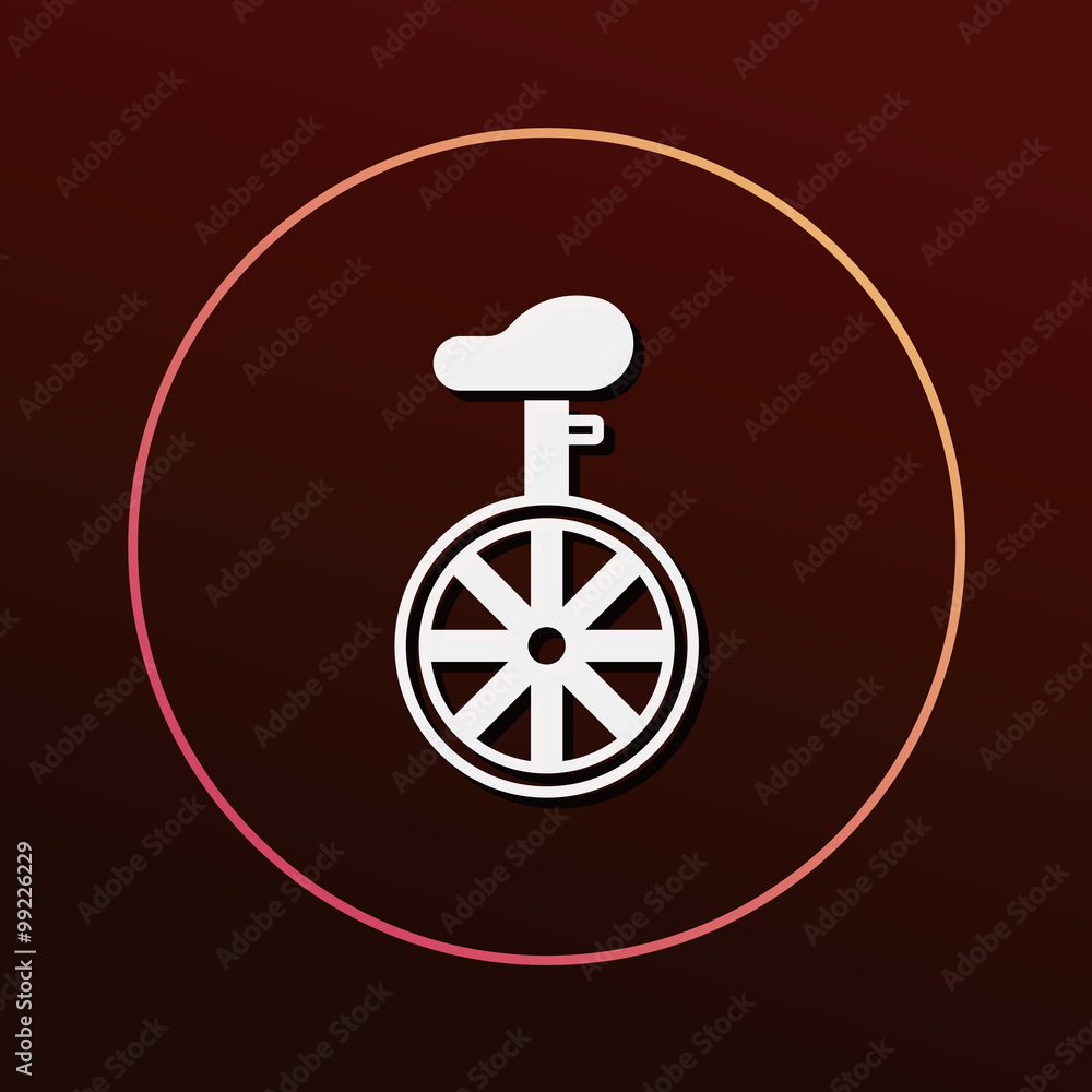 Unicycle icon Unicycle icon