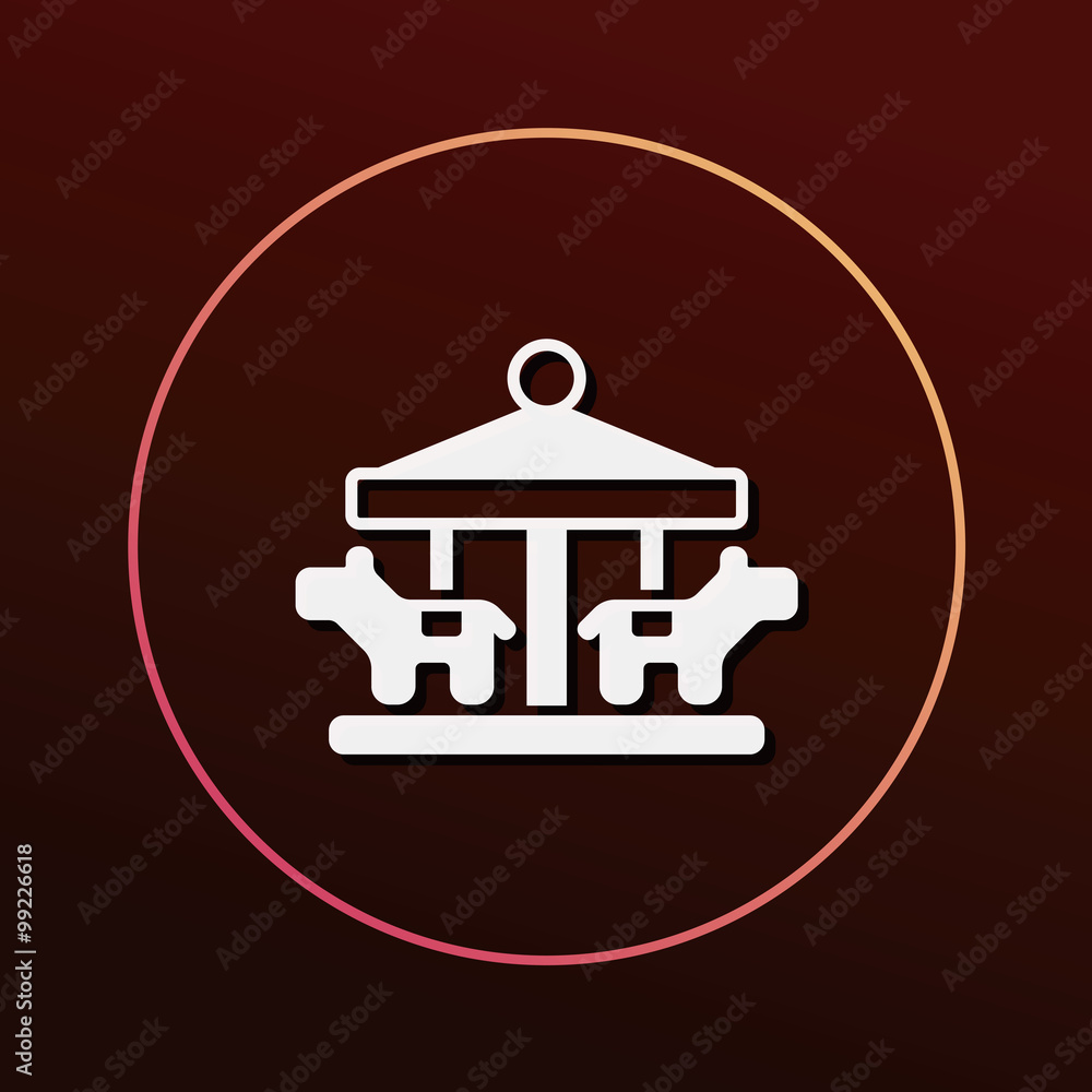 merry-go-round icon merry-go-round icon