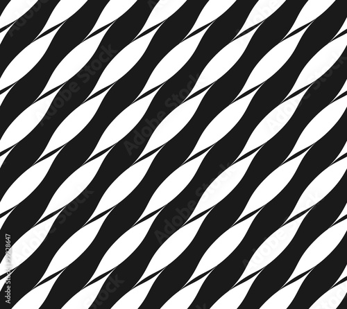 Ribbon seamless pattern. Fashion graphics background design. Modern abstract stylish texture for wrapping, wallpaper, textiles etc. Line and stripe ornament. Geometric repeat print VECTOR Illustration