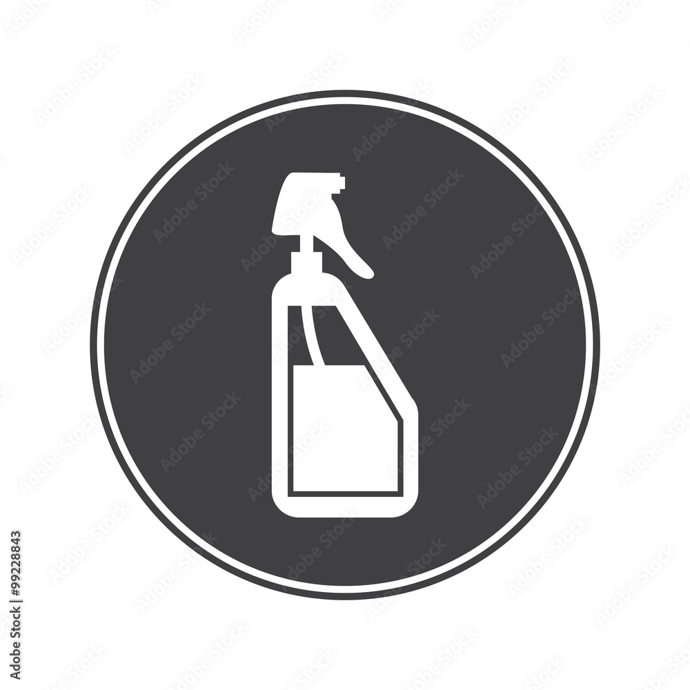Bottle for spray the water icon
