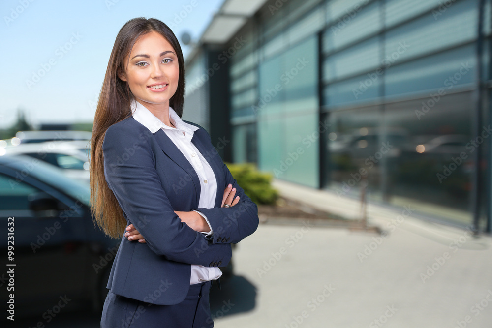 Business Woman Smiling Business Woman Smiling