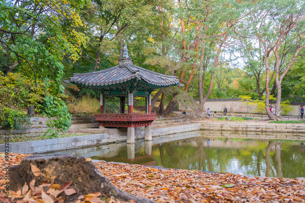 Beautiful and Old Architecture in Changdeokgung Palace in Seoul Beautiful and Old Architecture in Changdeokgung Palace in Seoul