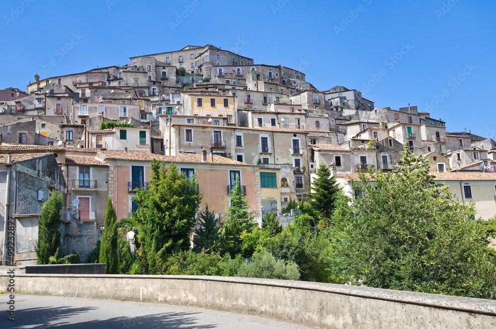 Fototapeta premium Panoramic view of Morano Calabro. Calabria. Italy.