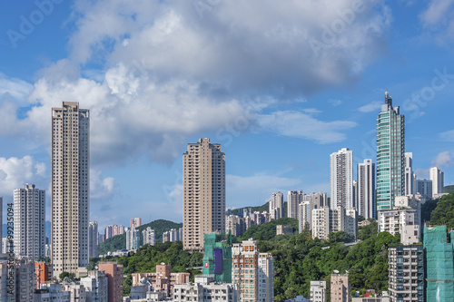 Skyline of Hong Kong City © leeyiutung