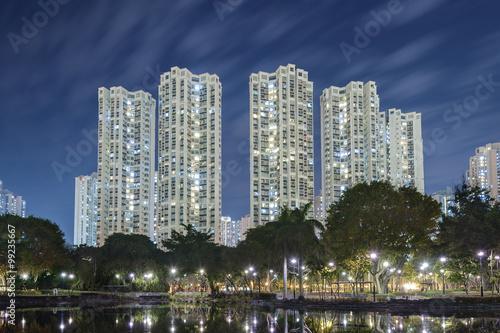 Residential district of Hong Kong