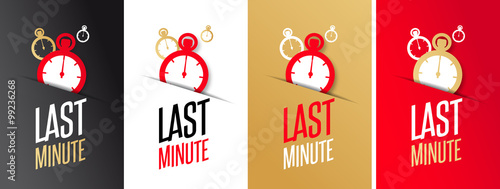 Last minute !