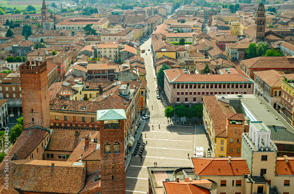 Cremona panorama (Italy)