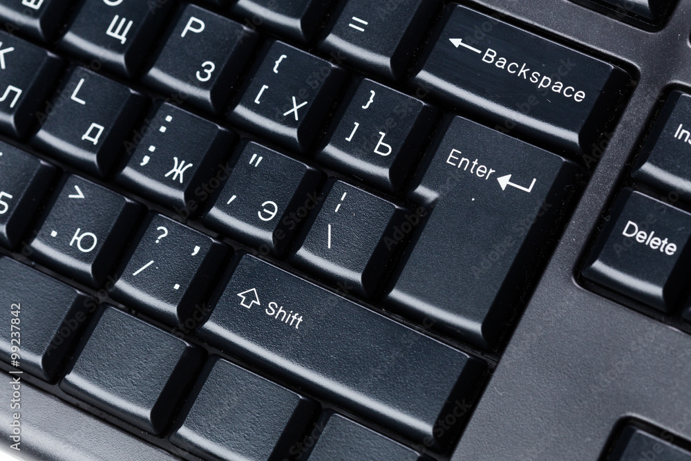 Computer keyboard close up Computer keyboard close up