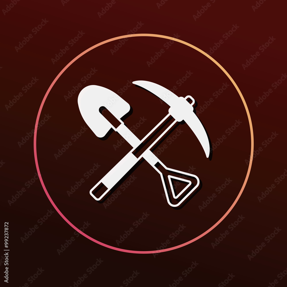 shovel icon shovel icon