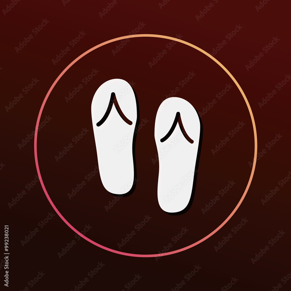 Flip-flops icon Flip-flops icon