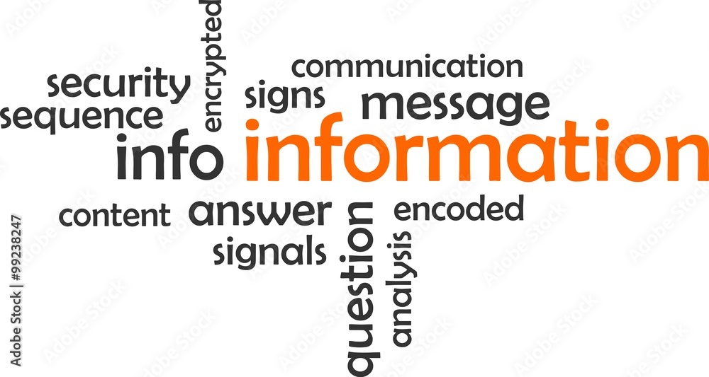 word cloud - information