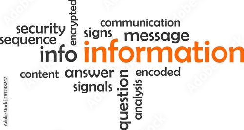 word cloud - information