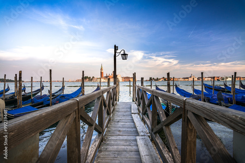 Fototapeta Naklejka Na Ścianę i Meble -  Gondolas in Venice