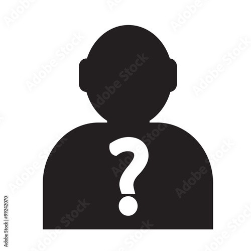 Who Icon Illustration and Vector Art