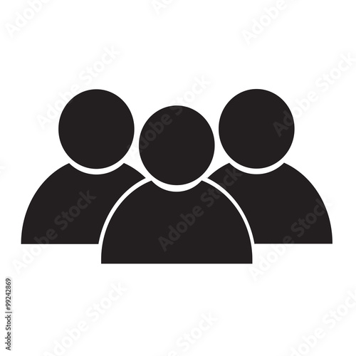 person icon symbol Illustration design